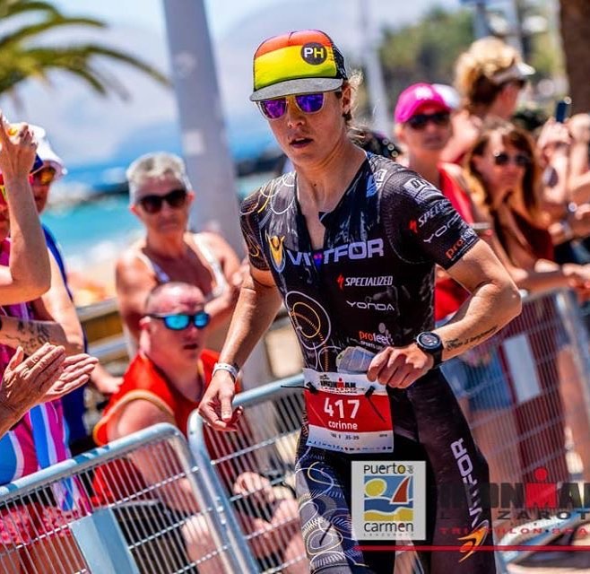 Age Group Lanzarote Ironman triathlon winner Corinne Clark